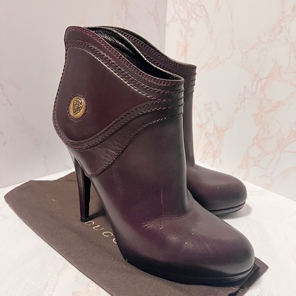 Gucci Leather Boots Women's Size: 9.5 - Picture 4 of 4